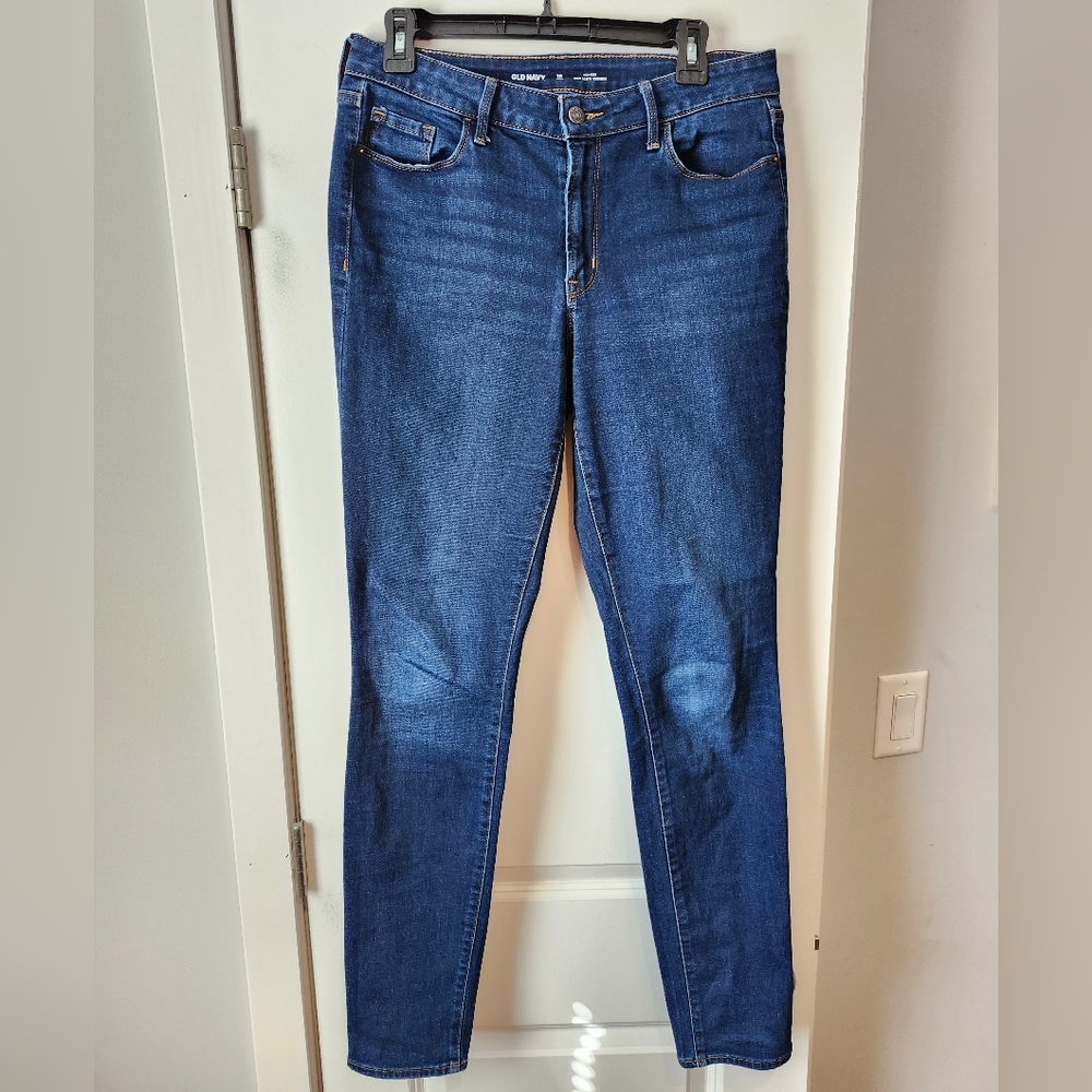 Old Navy Mid Rise Pop Icon Skinny Jean Size 10 Tall Long